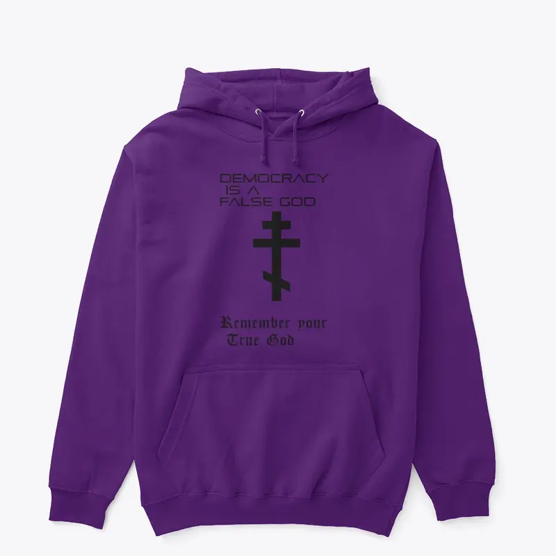 Democracy False God Orthodox Cross 